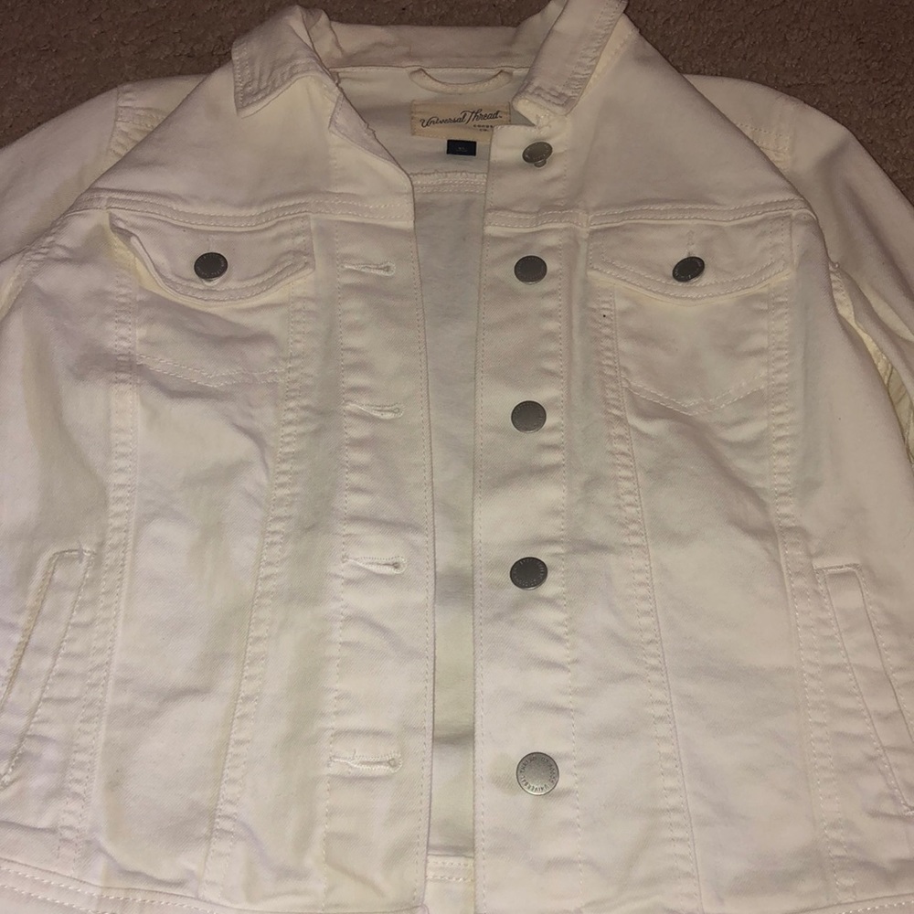 Cream jean jacket